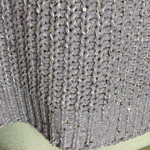 STORIA l/s sequin sweater multi print. Size: S - Picture 8 of 13